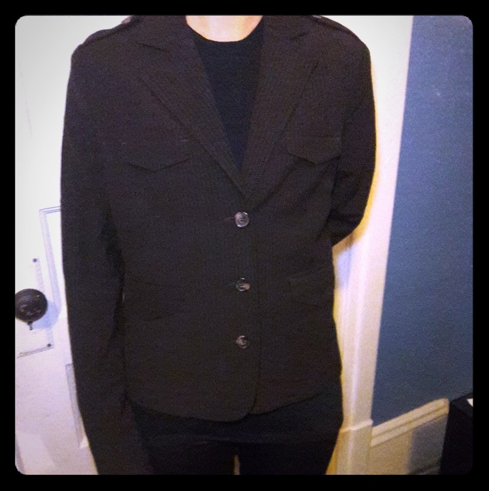 Pinstriped blazer